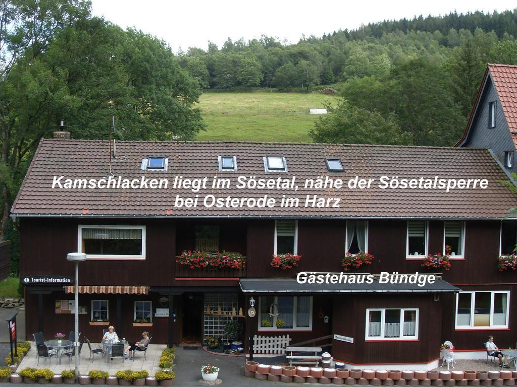 Gaestehaus Buendge Kamschlacken Exterior foto