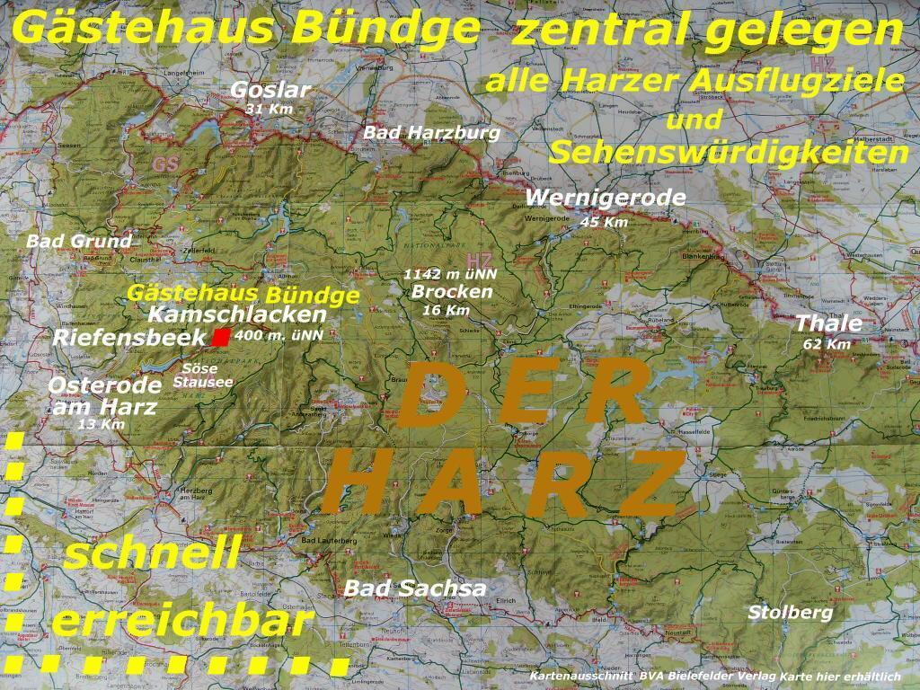 Gaestehaus Buendge Kamschlacken Exterior foto